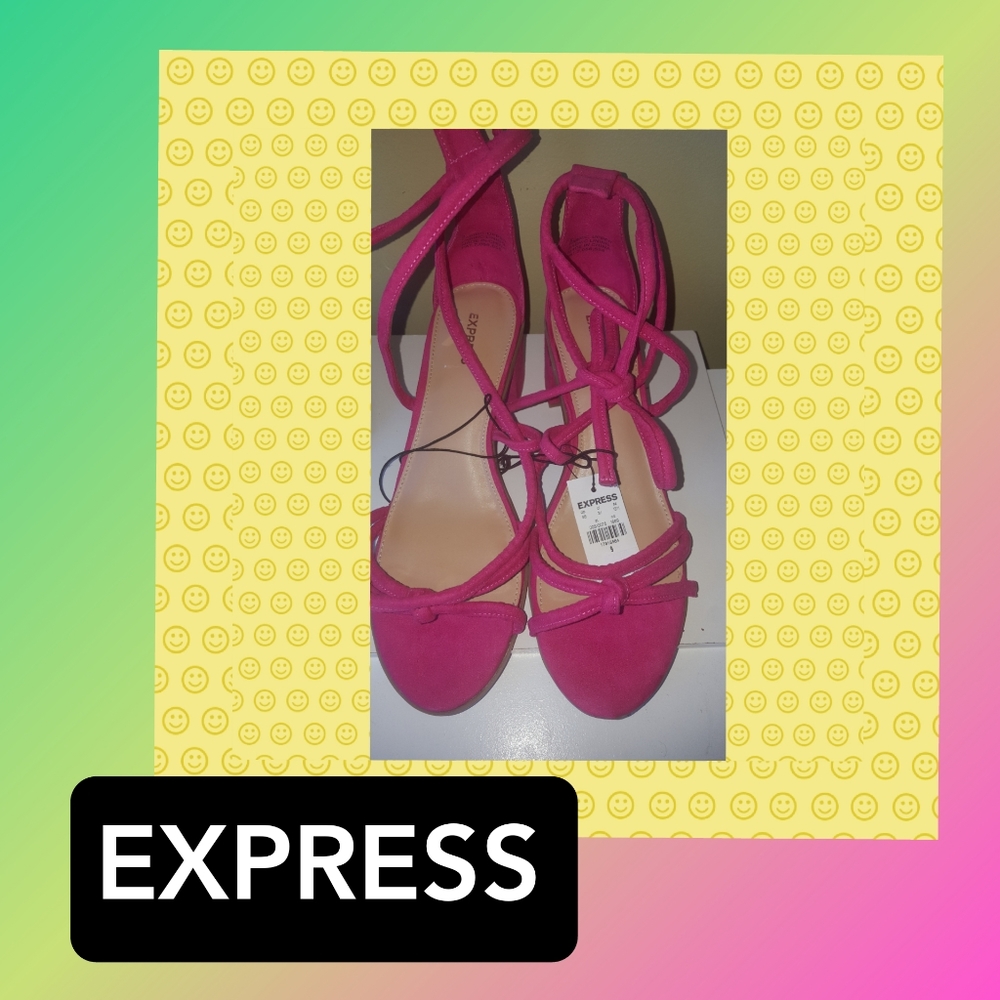 Express lace up sandals